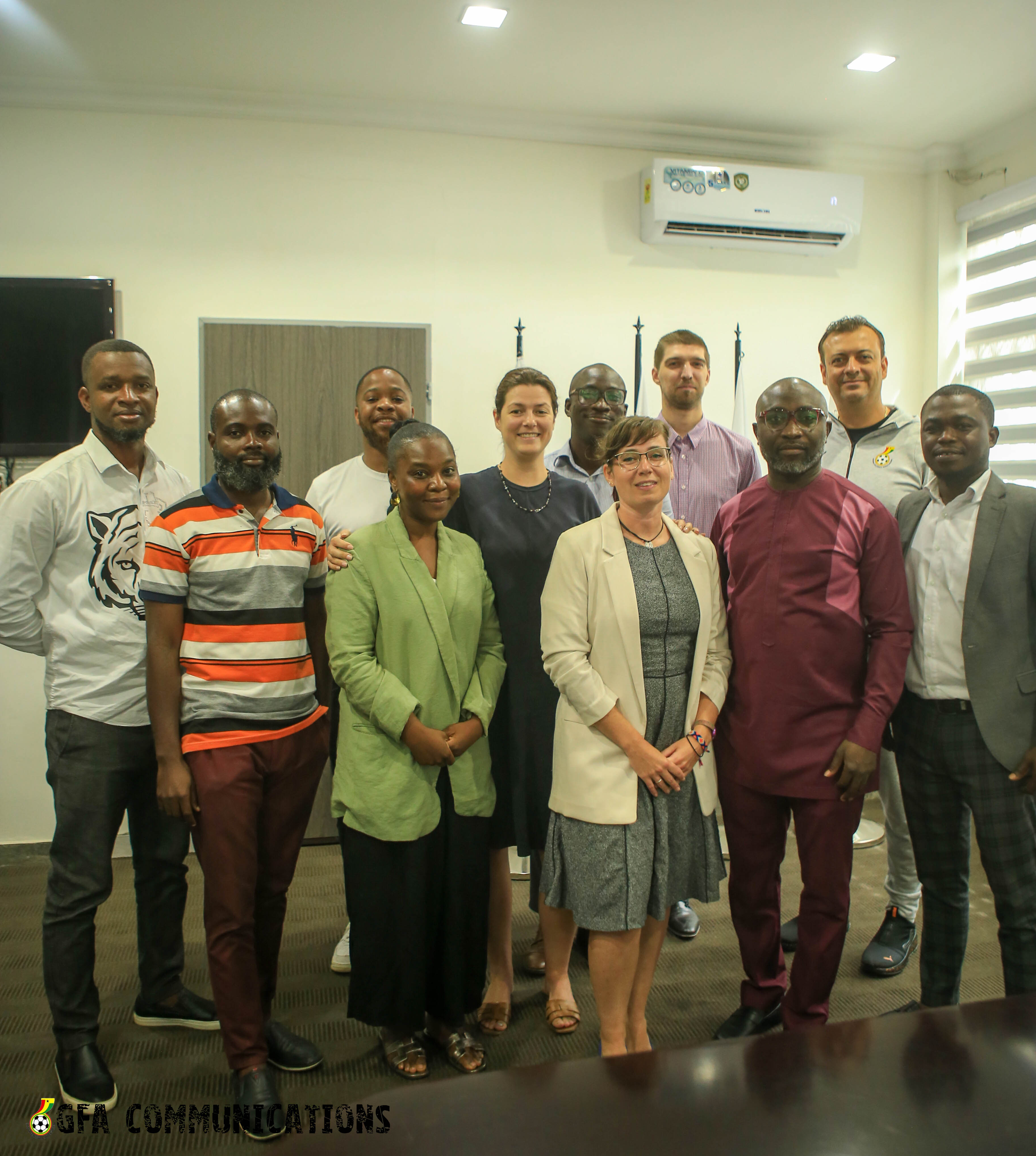 Officials of Ghana Premier League sponsors betPawa visit GFA Secretariat