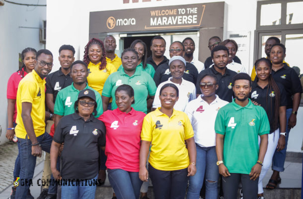 GFA Staff Wear Customized Shirts To Support Black Stars 4th Appearance ...