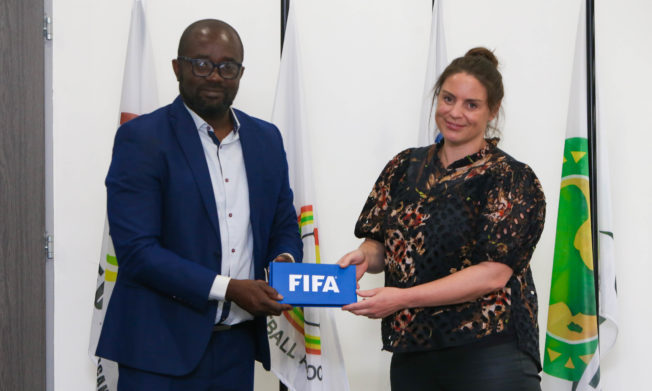 FIFA Compliance Manager Claire Cogswell visits Secretariat for insight into compliance activities