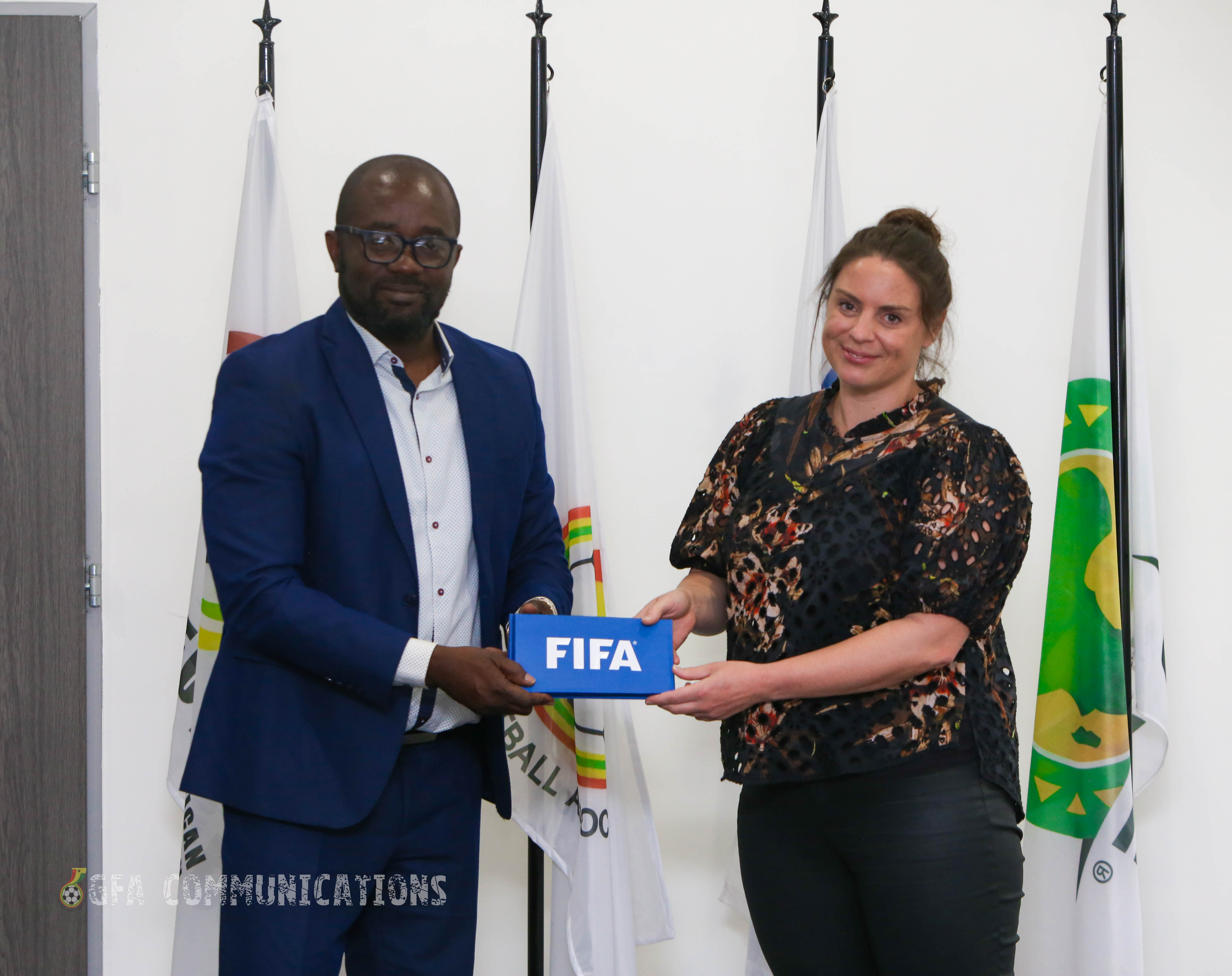 FIFA Compliance Manager Claire Cogswell visits Secretariat for insight into compliance activities
