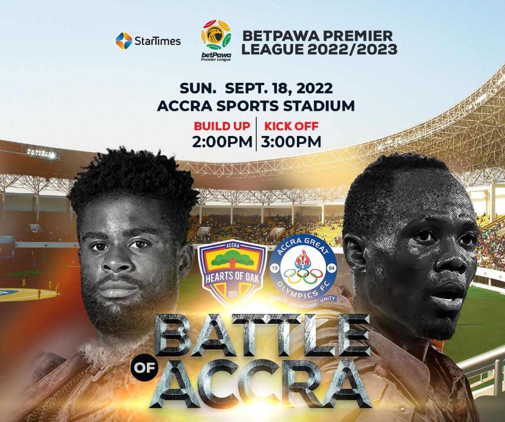 Who wins Mantse derby as Hearts of Oak clash with Great Olympics Sunday