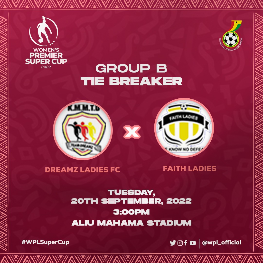 Women’s Premier Super Cup: Dreamz and Faith Ladies to square off in tie breaker for a semi-final slot
