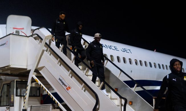 PHOTOS: Black Stars arrive in Lorca for Nicaragua friendly