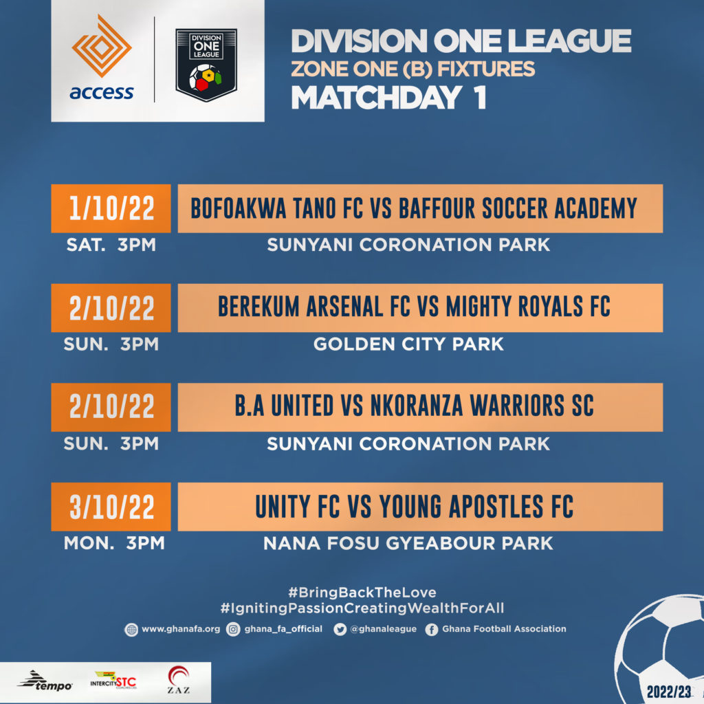 Division One League Super Cup kicks off Friday - Ghana Football