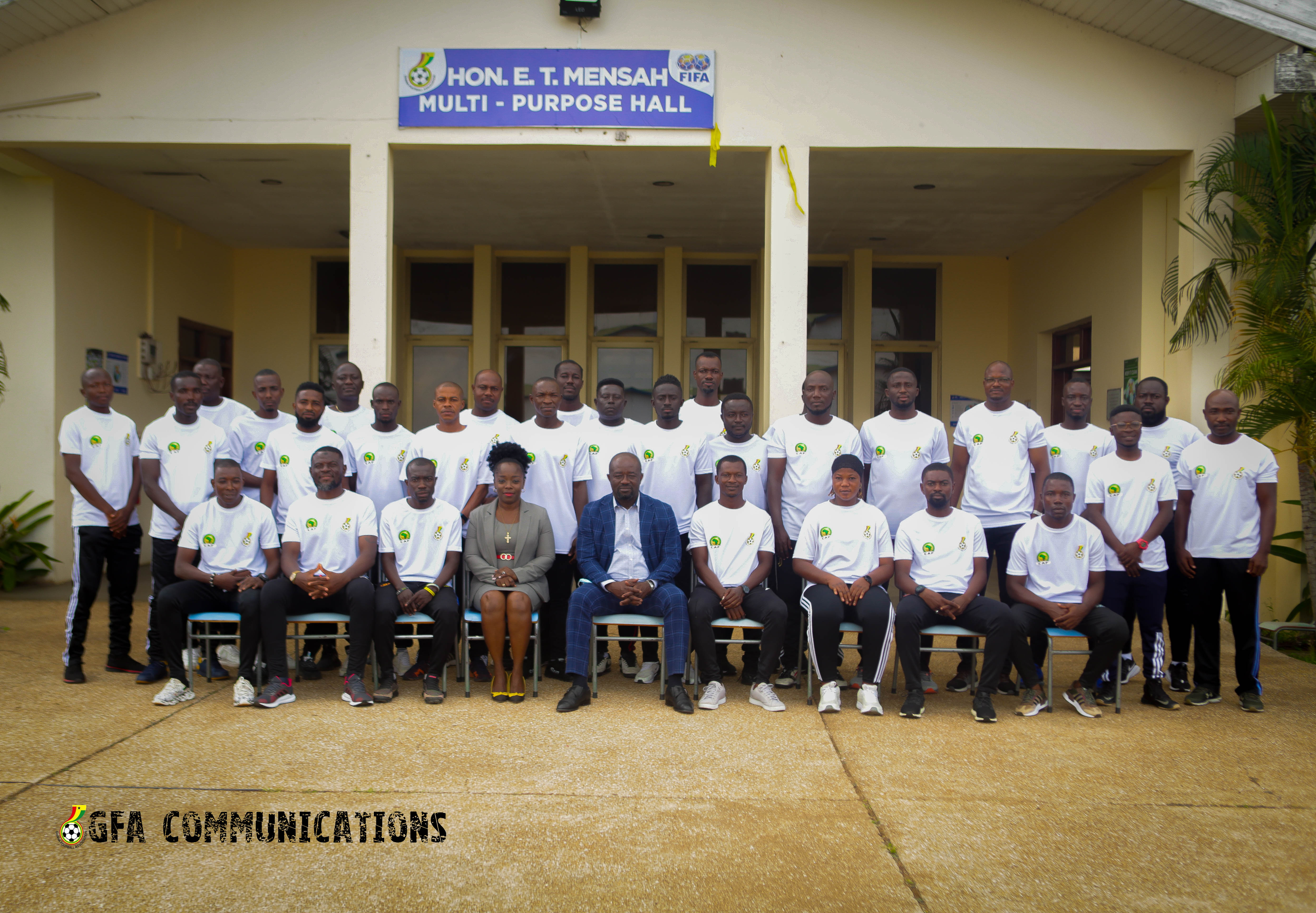 President Simeon-Okraku opens GFA/CAF Licence C course at Prampram