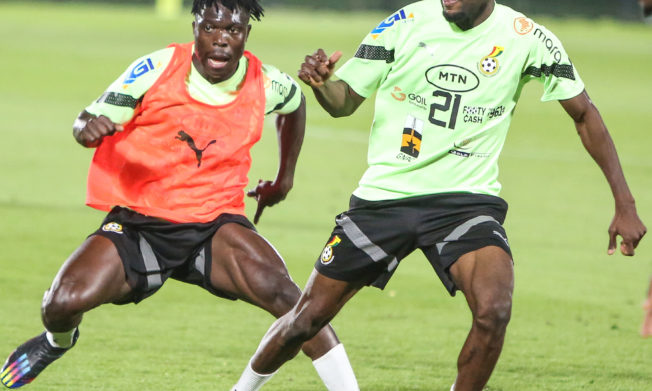 First fifteen minutes of Black Stars training on Wednesday open to media