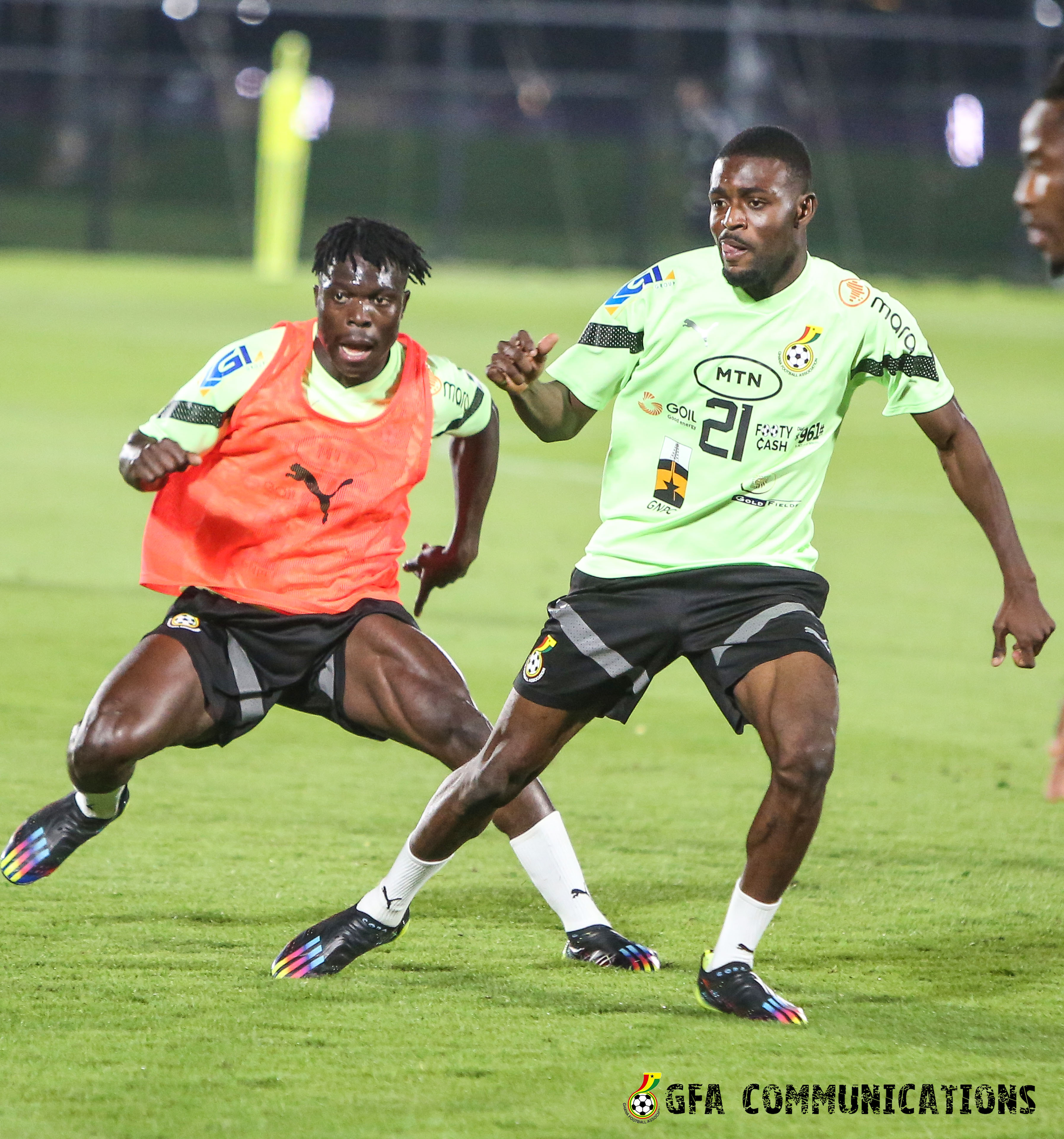 First fifteen minutes of Black Stars training on Wednesday open to media