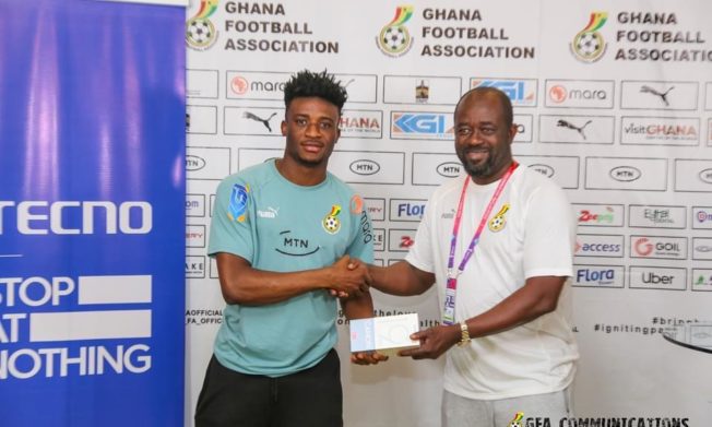 Mohammed Kudus wins TECNO Player of the Match award