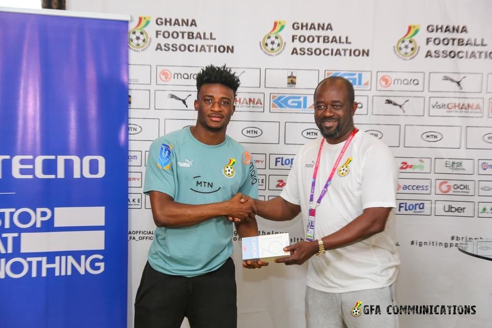 Mohammed Kudus wins TECNO Player of the Match award