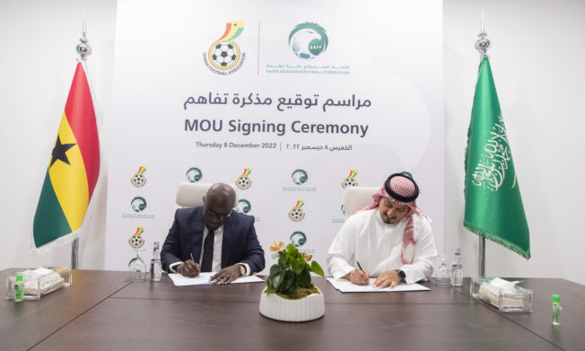 GFA signs MoU with Saudi Arabian Football Federation