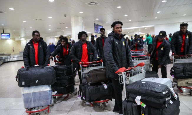 Black Galaxies arrive in Algiers for next phase of pre-tournament training tour