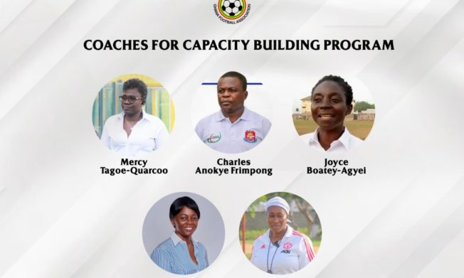 Five Women’s football Coaches begin one-year capacity building program