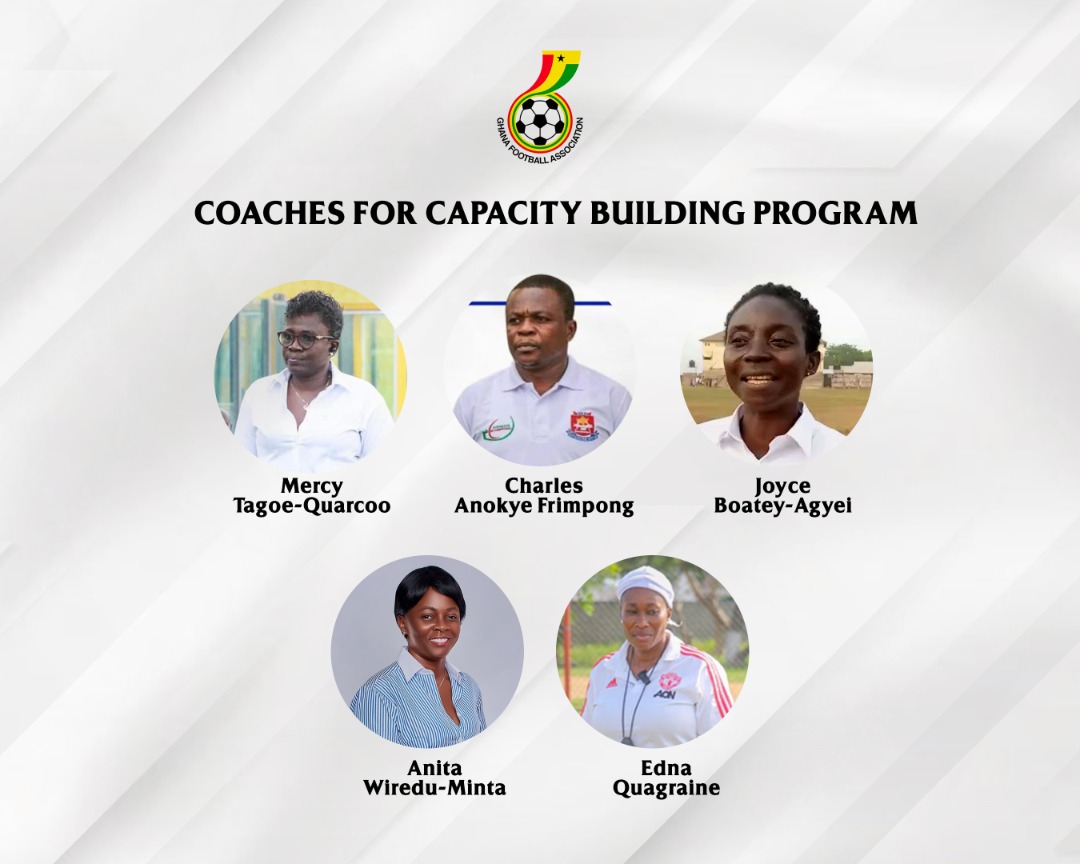Five Women’s football Coaches begin one-year capacity building program