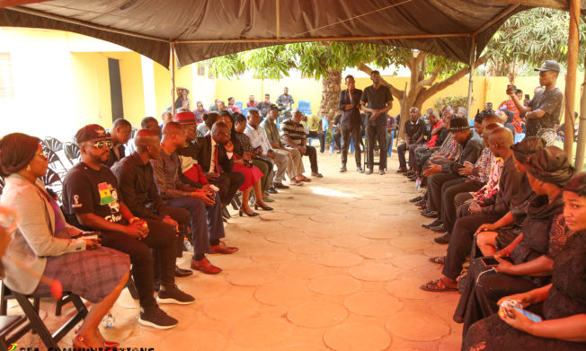PHOTOS: GFA, Deputy Sports Minister call on family of Christian Atsu