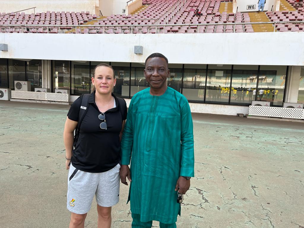 Black Queens coach Nora Häuptle continues player monitoring in Tamale