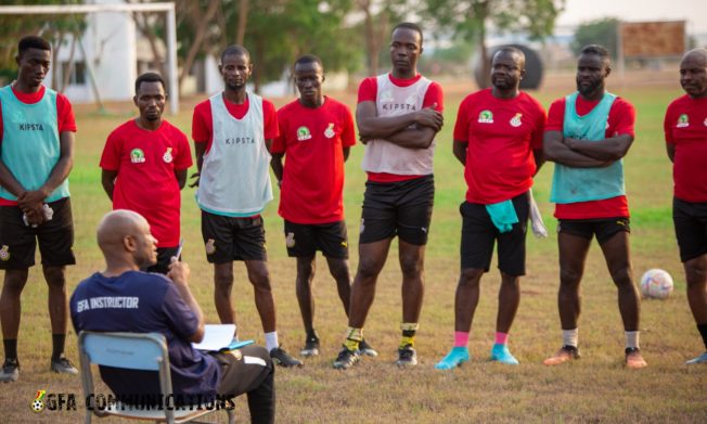 PHOTOS: Day Two of GFA Licence C Module I Coaching Course