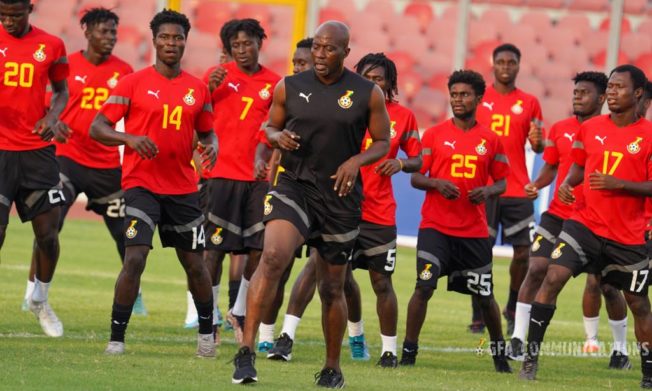 Video: Black Meteors hold first training session after arrival in Kumasi