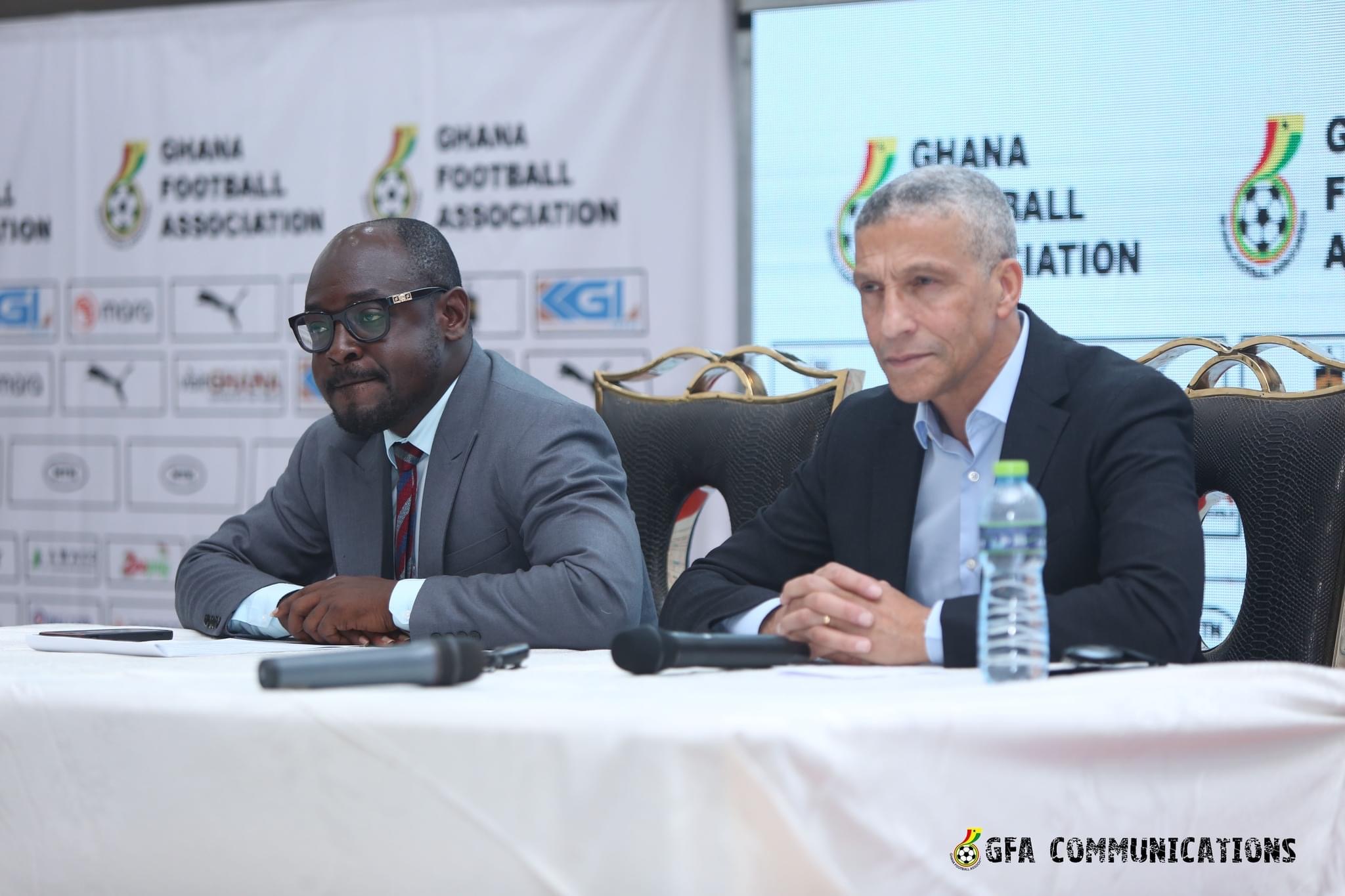 PHOTOS: Chris Hughton unveiling at the plush SG Mall in Kumasi