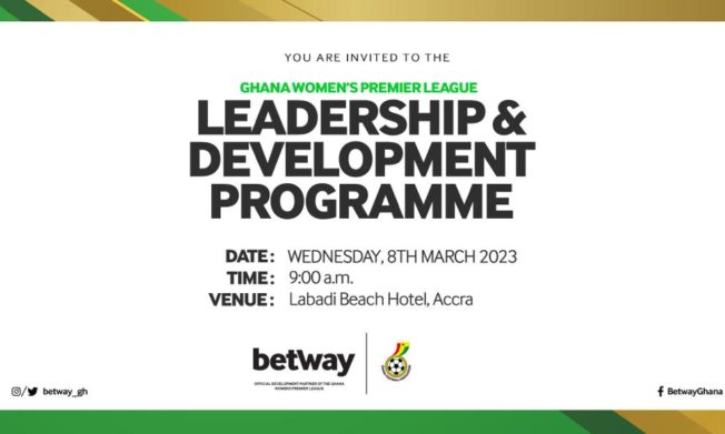 Women's Day: GFA-Betway to organise Leadership & Development training workshop for Women's Premier League Clubs