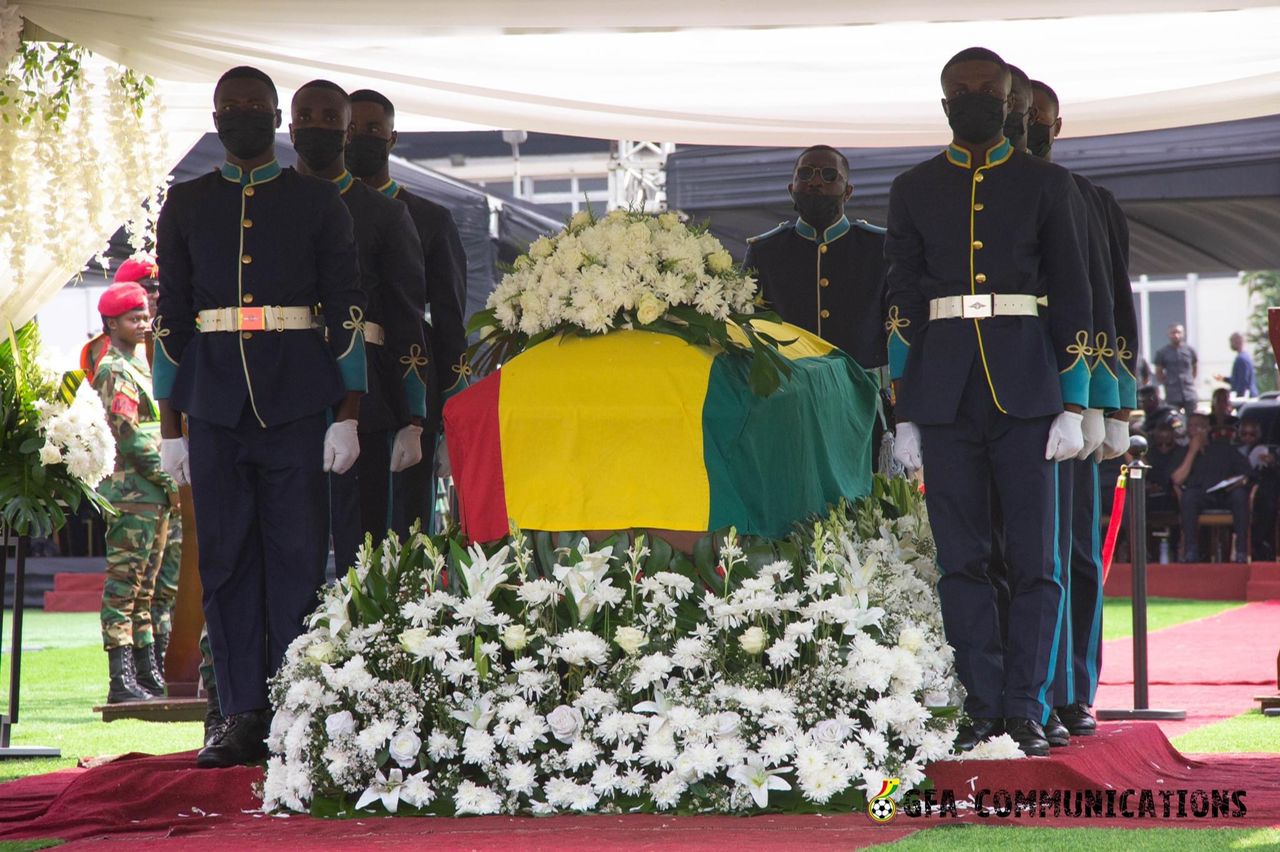 Funeral of Christian Atsu takes place in Accra as hundreds pay last respect to former Ghana player