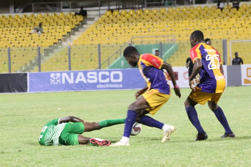 Hearts of Oak score late to down King Faisal