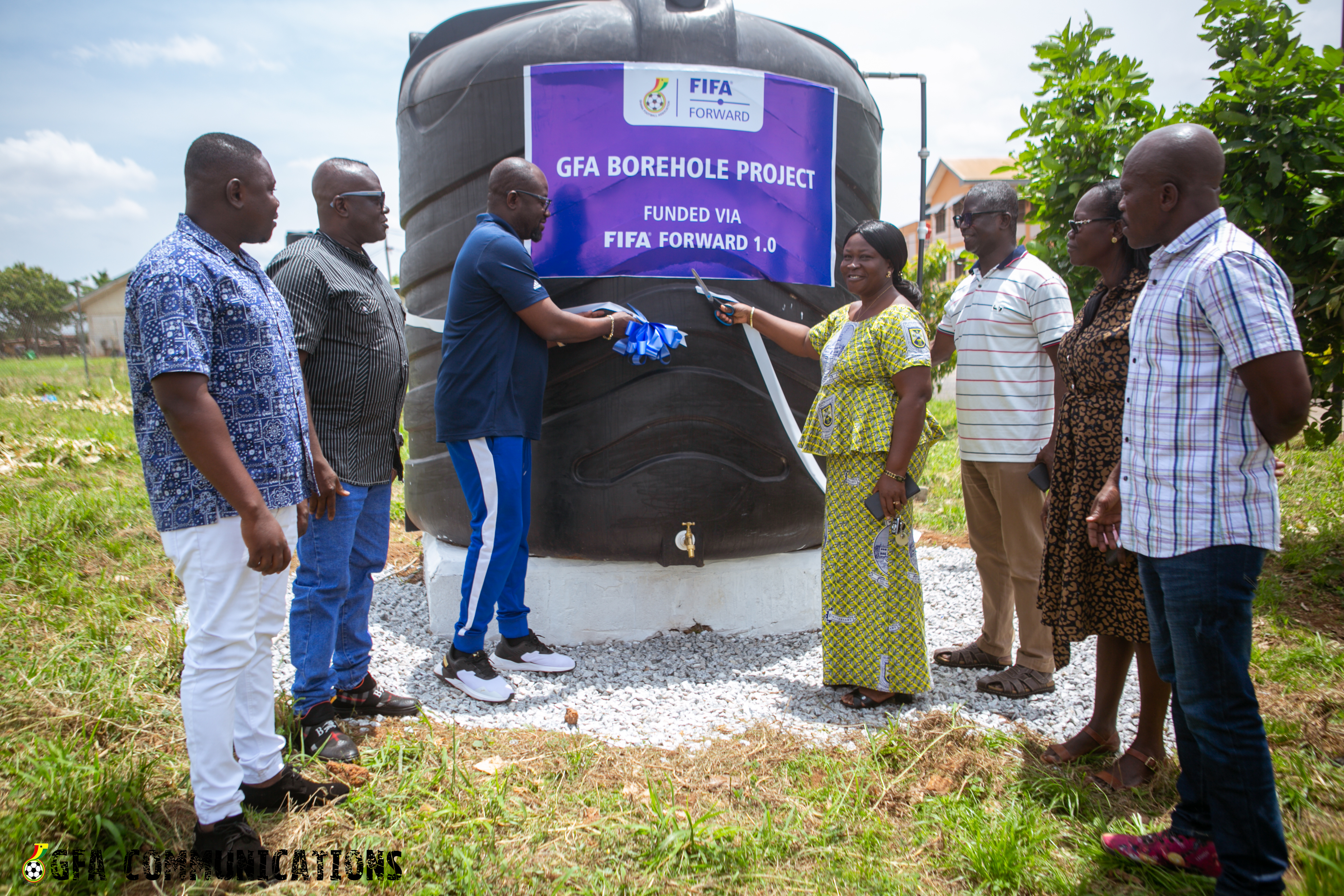 President Simeon-Okraku commissions borehole projects in Kumasi