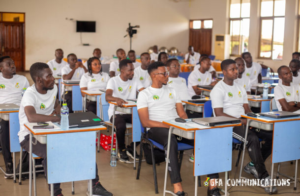 PHOTOS: Day Two of CAF Licence C Module II coaching course at Prampram - Vimarsana News