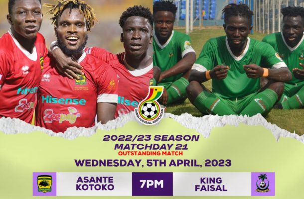 Asante Kotoko host King Faisal on Wednesday - Vimarsana News
