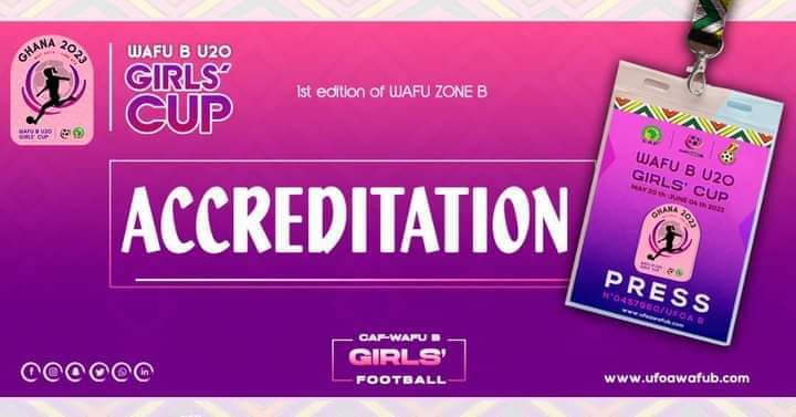 Accreditation for 1st edition of WAFU U-20 Women's Cup of Nations
