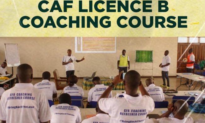 GFA host first batch of CAF Licence B coaching course in July
