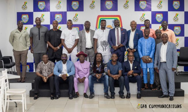 Executive Council meet Professional Footballers Association of Ghana to discuss issues of mutual benefits