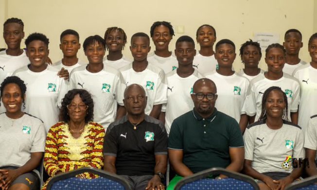 WAFU B U-20 Girls Cup: President Simeon-Okraku visits participating teams in Kumasi