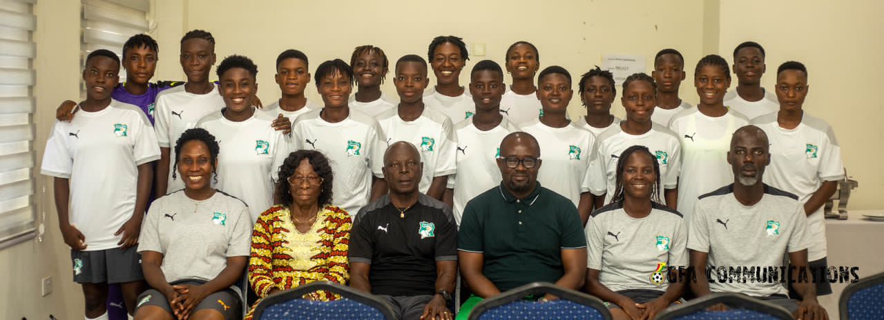 WAFU B U-20 Girls Cup: President Simeon-Okraku visits participating teams in Kumasi