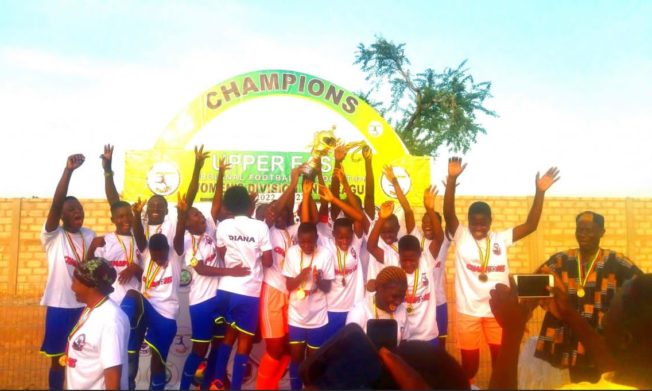 Upper East Region crown Kunkua Ladies as Women’s Division One champions