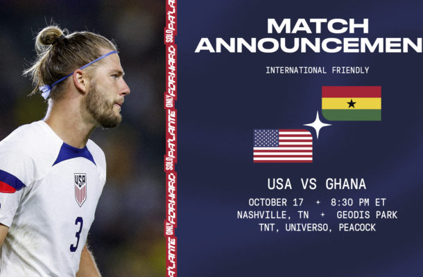 United States of America host high profile friendly against Ghana