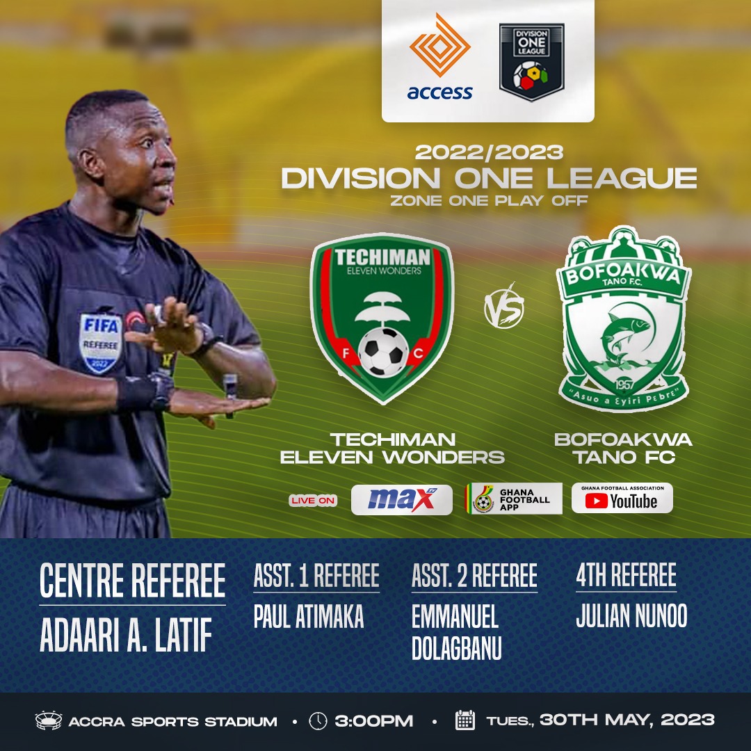 Latif Adaari to referee Division One League play-off final Tuesday