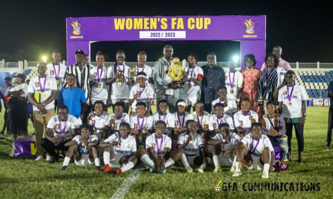 Ampem Dakoa Ladies beat Police Ladies to retain FA Cup title