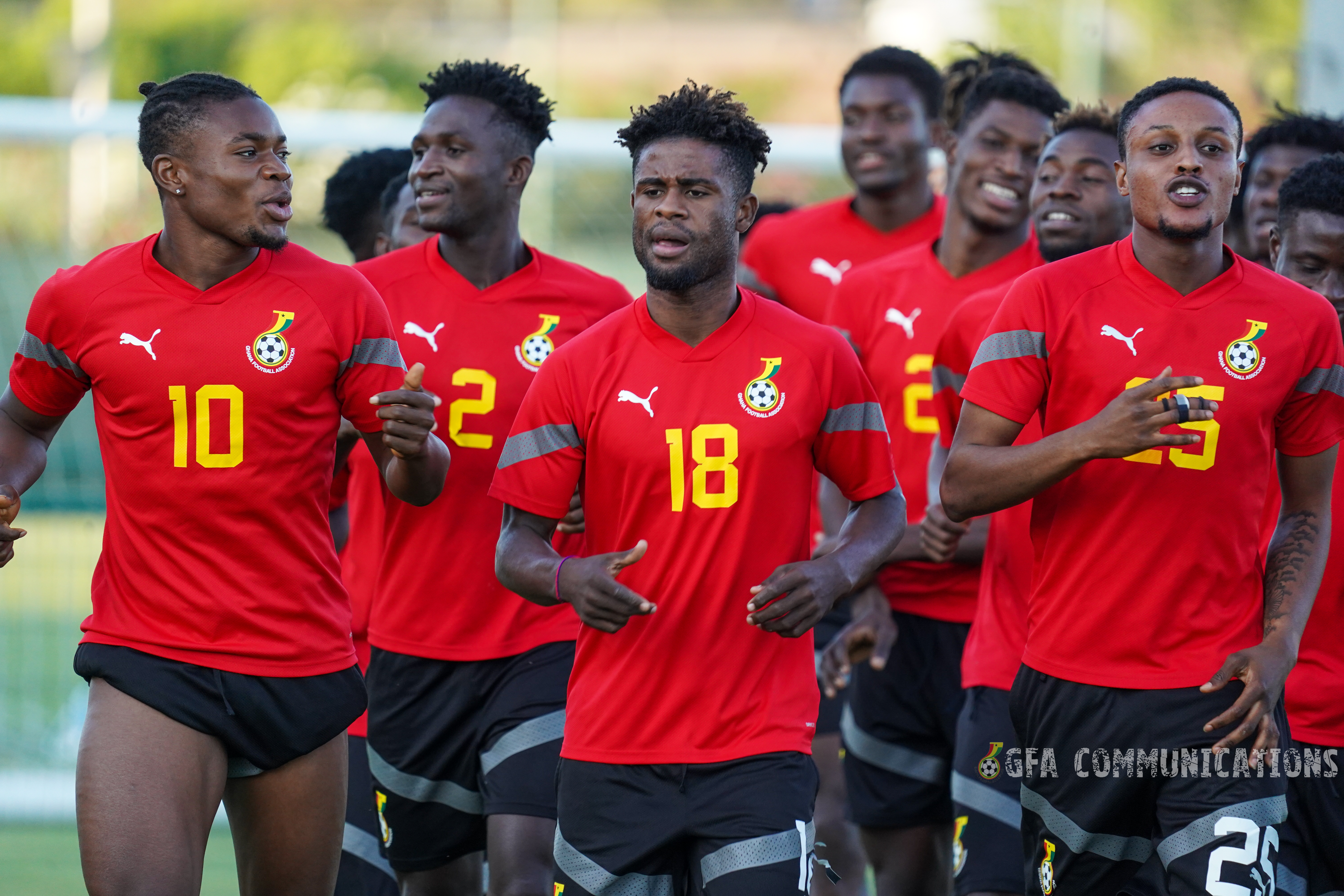 Pictures: Black Meteors first training session after arriving in Rabat