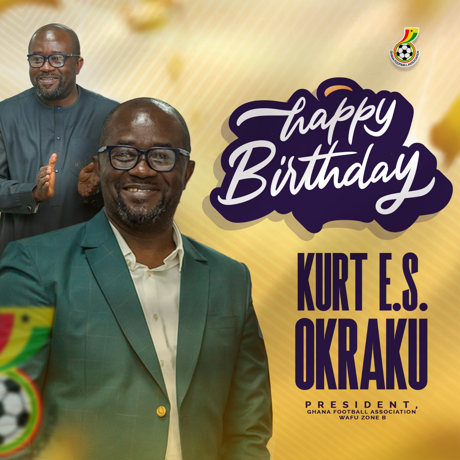 Gianni Infantino, Dr. Patrice Motsepe extend best wishes to President Simeon-Okraku on birthday