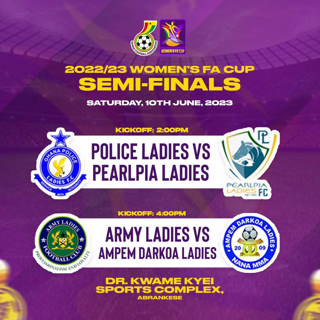 Women’s FA Cup semis moved to Dr. Kwame Kyei Sports Complex