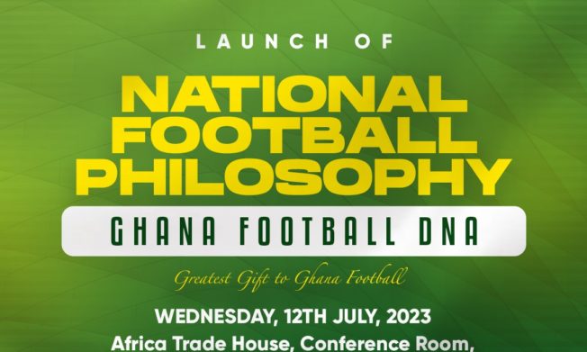 Ghana Football Philosophy launches Wednesday July 12