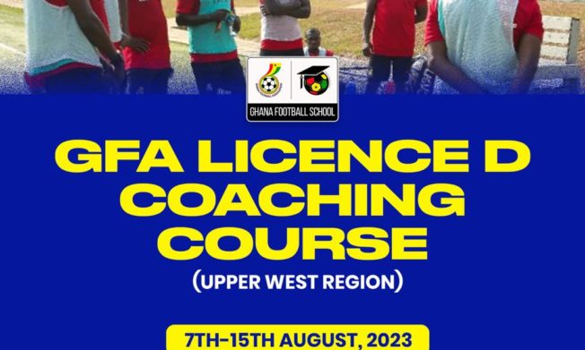 Licence D Coaching course for Upper West Region takes off August 7