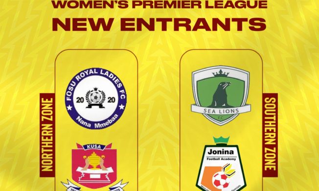 Fosu Royals, KUSA, Jonina and Sea Lions book Women’s Premier League tickets