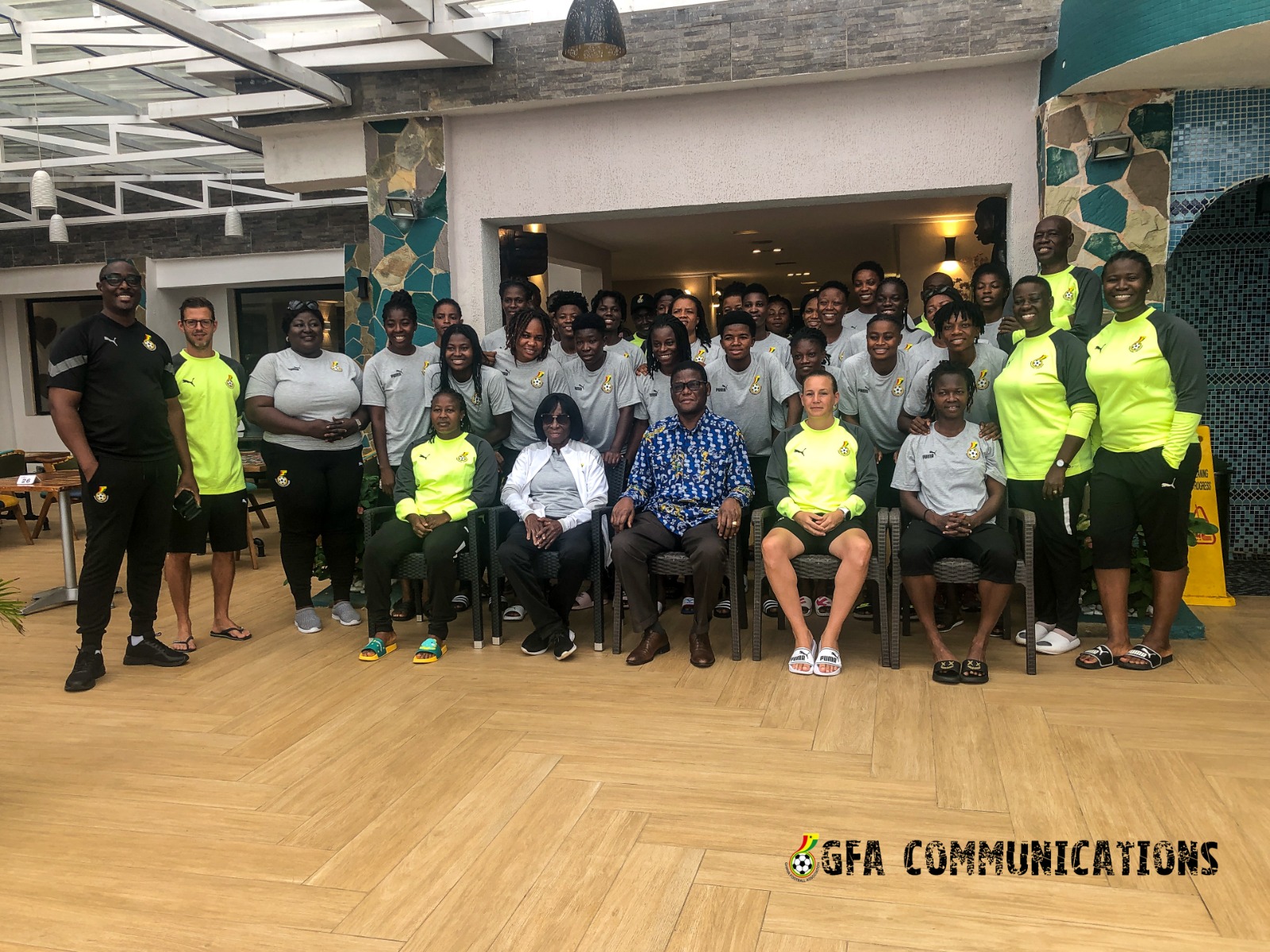 Ghana’s ambassador to Guinea visits Black Queens