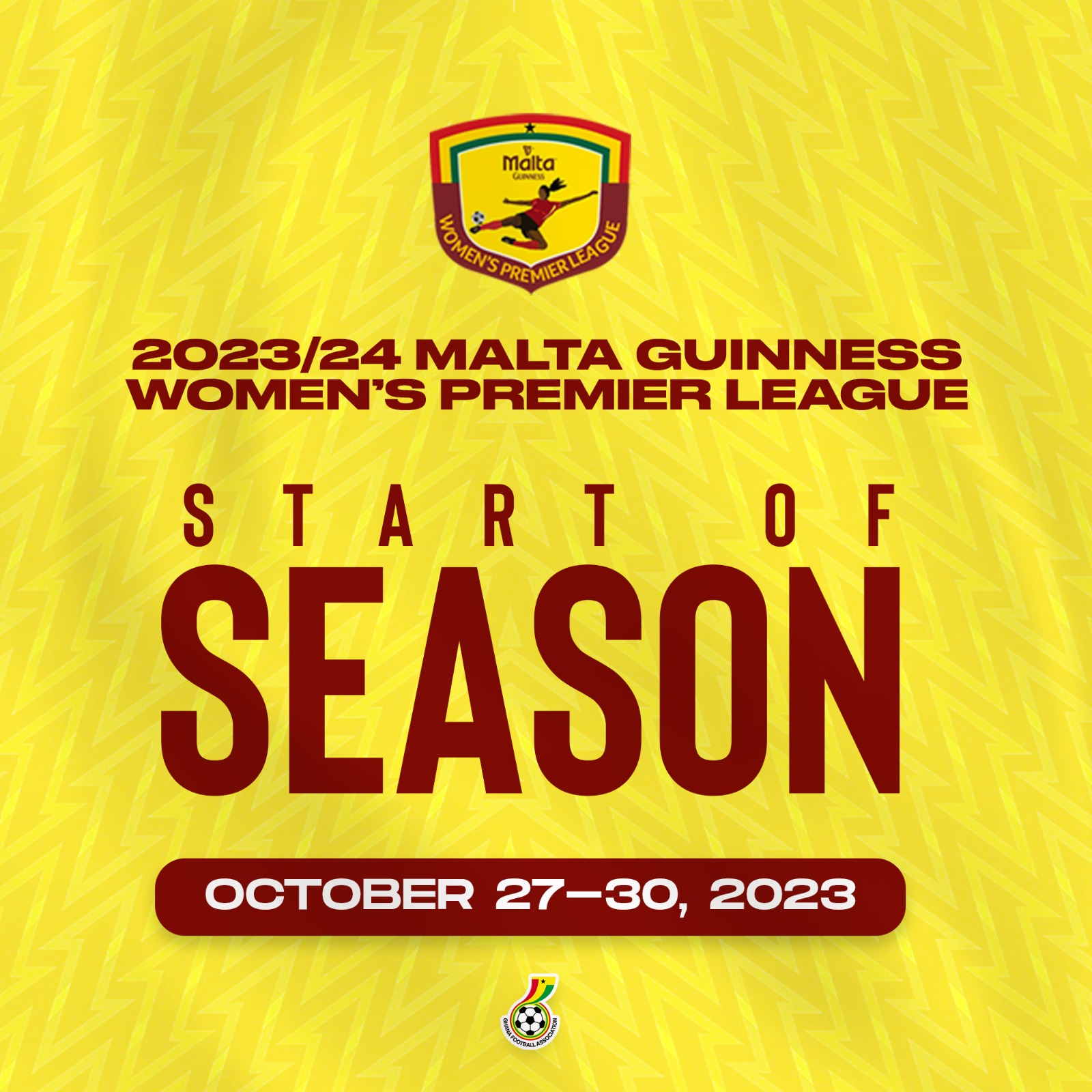 Malta Guinness Women’s Premier League kicks off Friday October 27