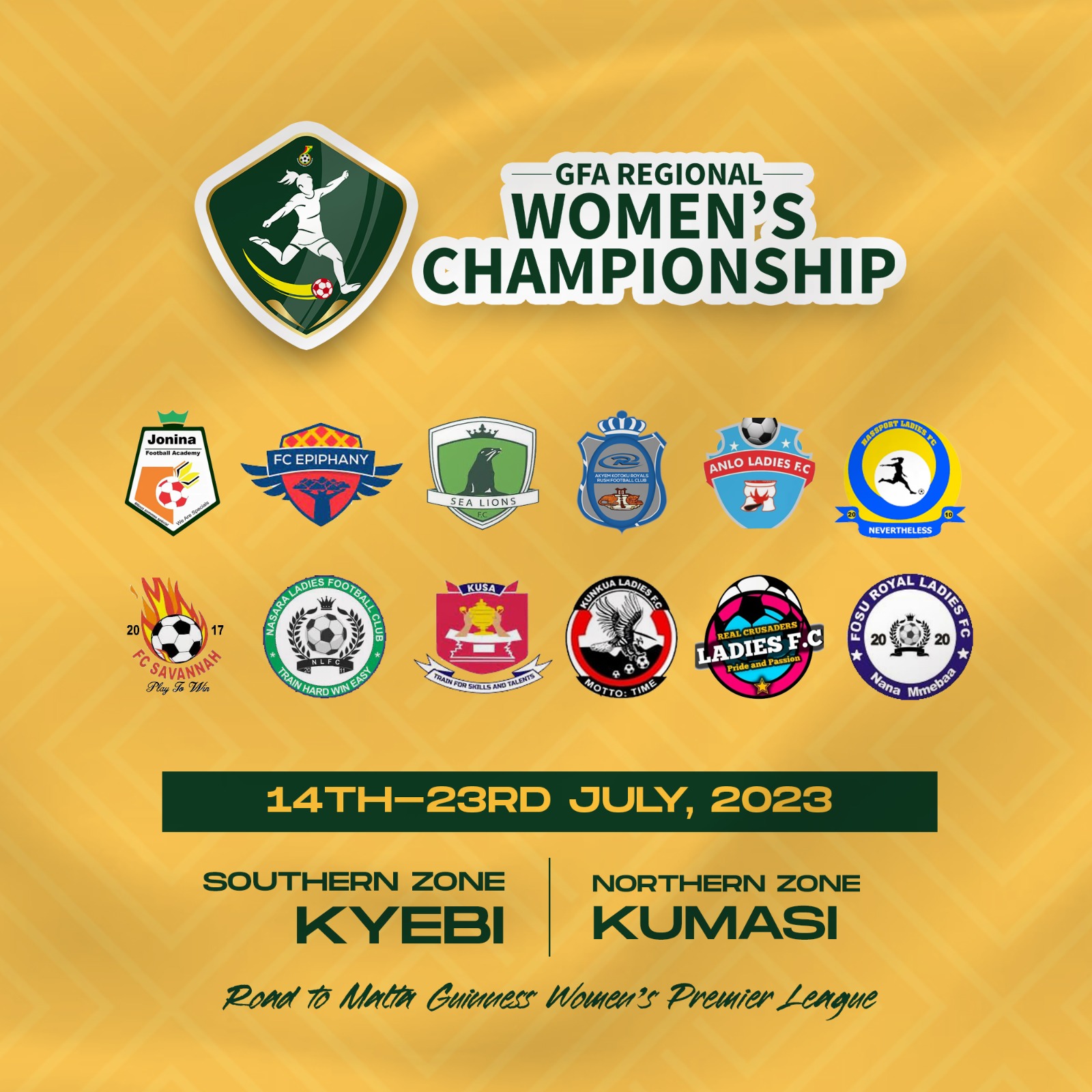 Regional Women's Championship underway on Friday