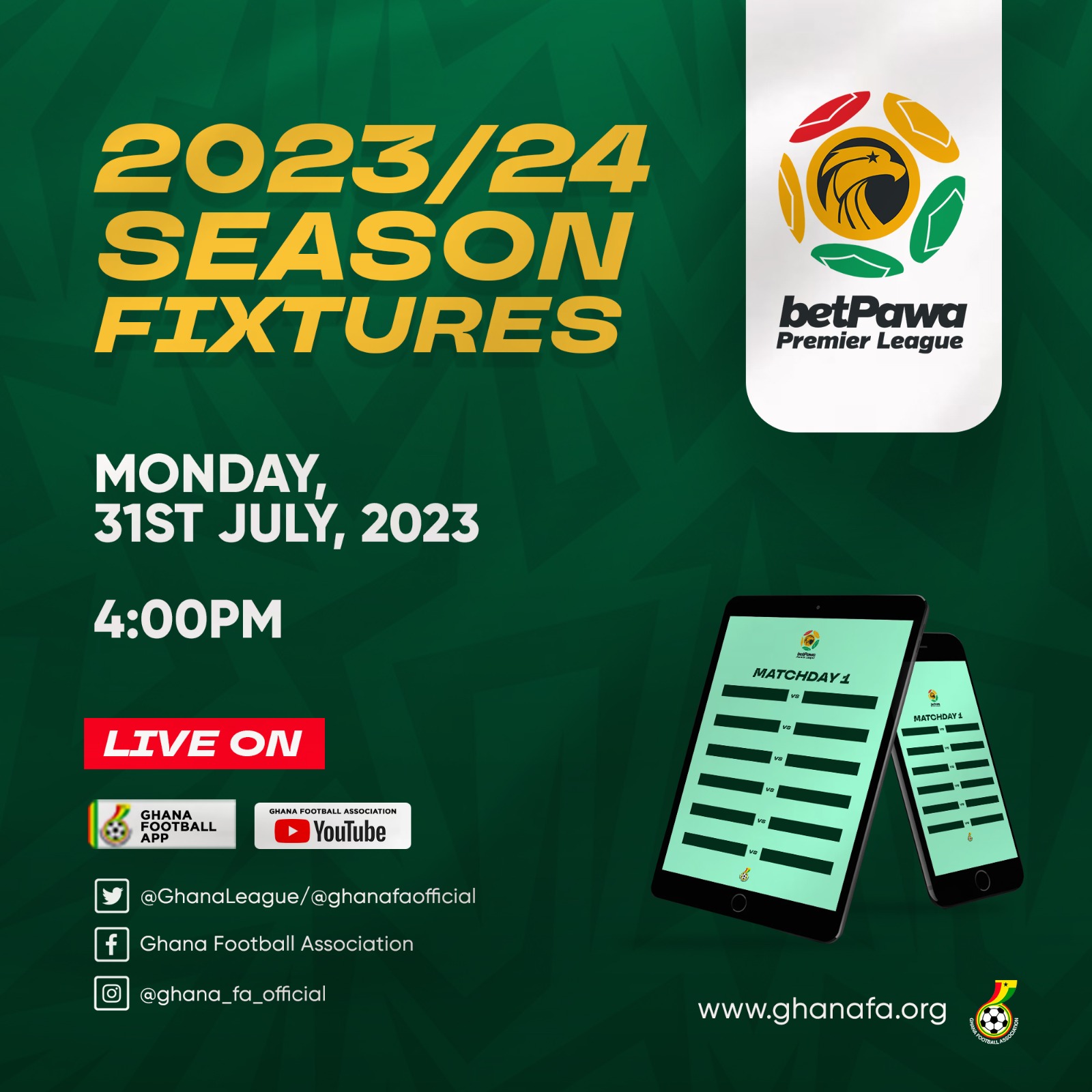 2023/24 betPawa Premier League fixtures to be released today
