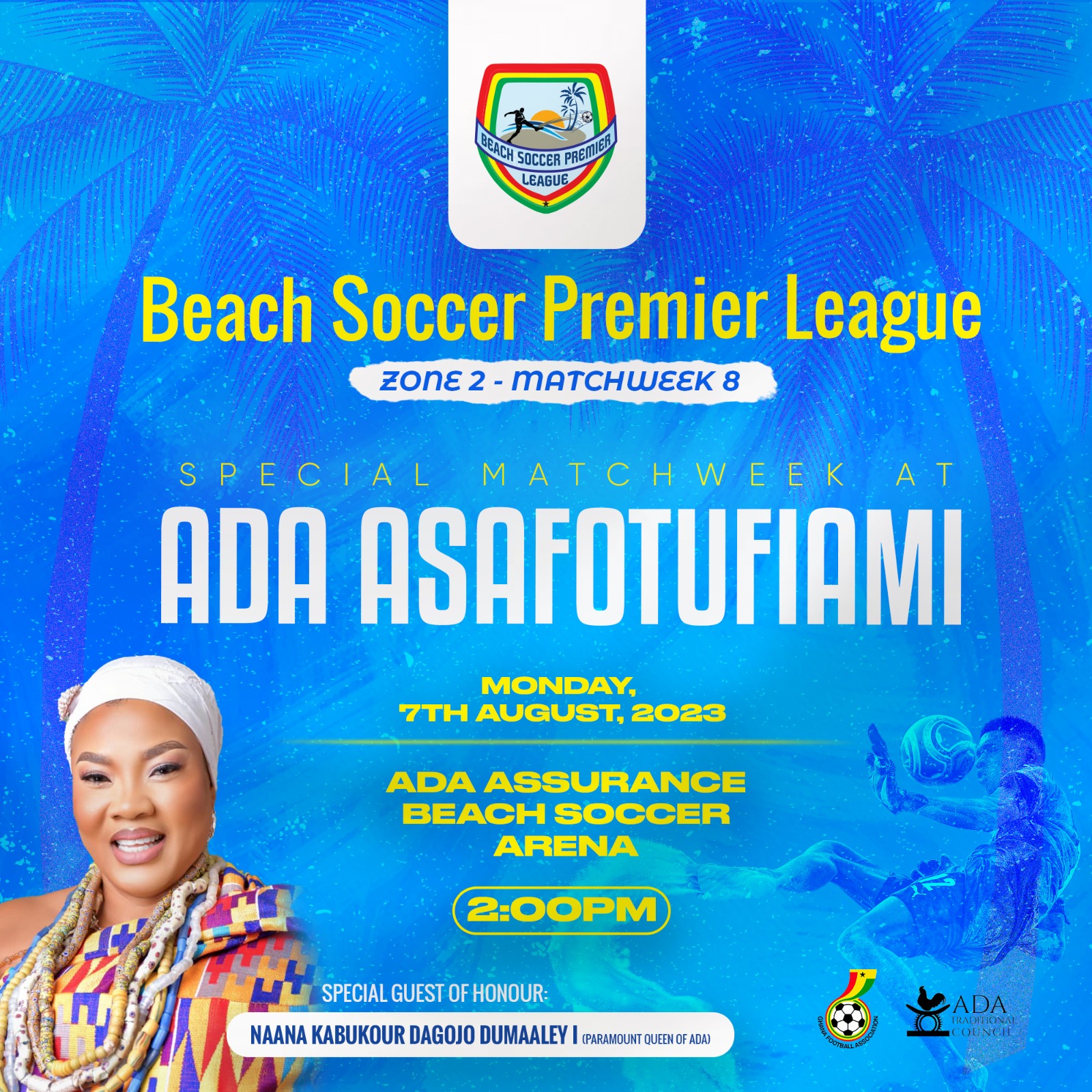 GFA, Ada Traditional Council to excite Asafotufiami with Beach Premier League Matchday 8 games today