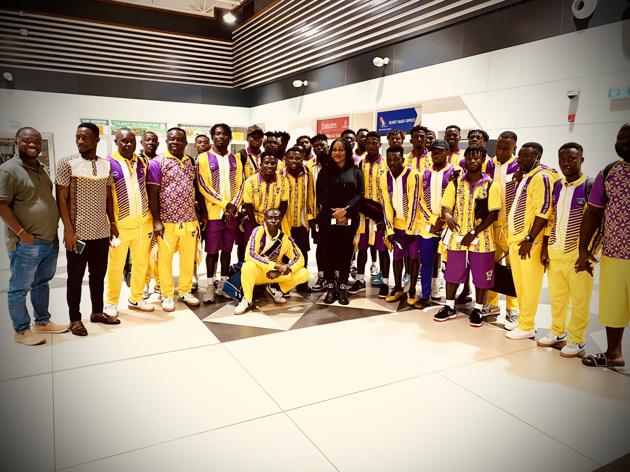 Medeama SC arrive in Nigeria for Remo Stars showdown