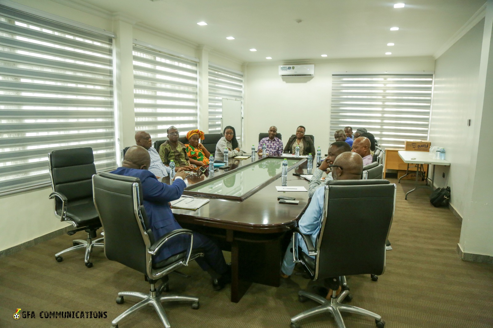 President Simeon-Okraku meets referees leadership in Accra